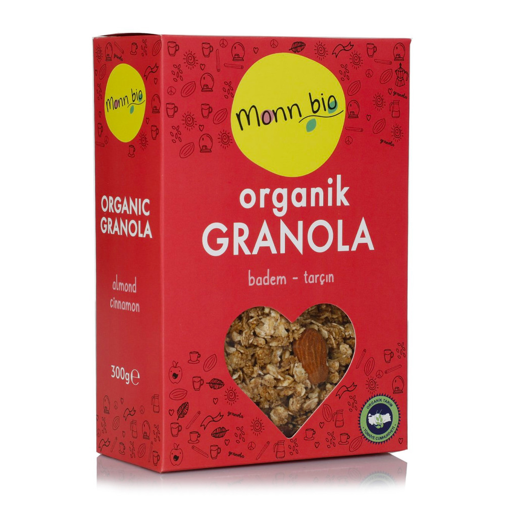 Organik Badem Tarçın Granola - 300 G